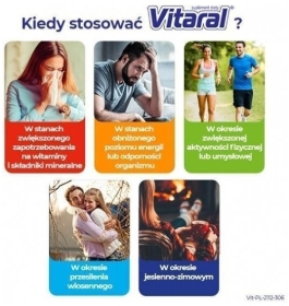 Vitaral 60 tabletek + 10 tabletek
