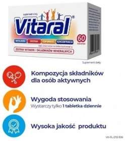 Vitaral 60 tabletek