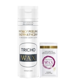 WAX ang Pilomax TRICHO Peeling enzymatyczny do włosów 150 ml + WAX Hermiona ColourCare 20ml