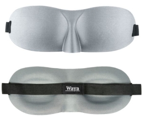 WAYA 3D Comfort Eye Mask Grey 1 sztuka