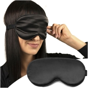 WAYA Extra Soft Eye Mask Black 1 sztuka
