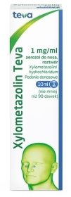 Xylometazolin Teva aerozol 1mg/ml (10ml)