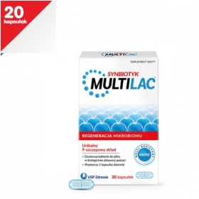 ZESTAW Multilac probiotyk dla całej rodziny 200 kapsułek (10x20)