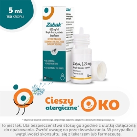 Zabak krople do oczu (butelka) 0,25 mg/ml 5ml
