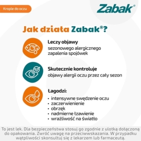 Zabak krople do oczu (butelka) 0,25 mg/ml 5ml