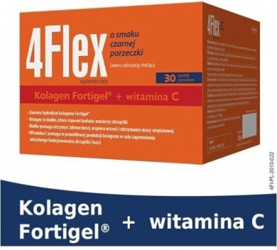 4 Flex o smaku czarnej porzeczki 30 saszetek
