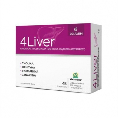 4 Liver 45 kapsułek