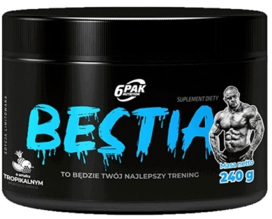 6PAK BESTIA Jar Tropical 240 g