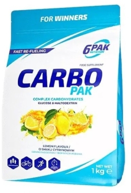 6PAK Carbo Pak o smaku cytrynowym 1000 g