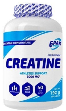 6PAK Creatine Monohydrate 120 kapsułek