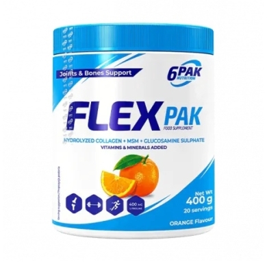 6PAK FLEX PAK Orange 400 g