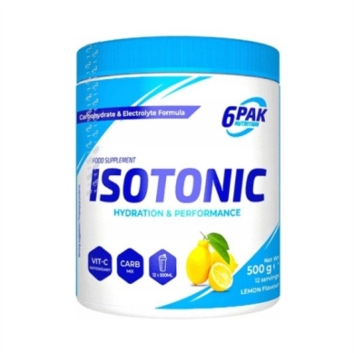 6PAK ISOTONIC JAR Lemon 500 g