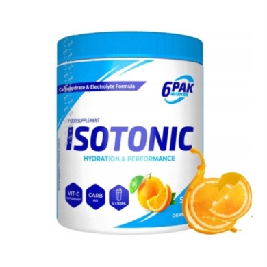 6PAK ISOTONIC JAR Orange 500 g
