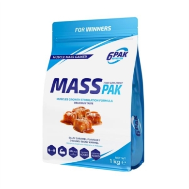 6PAK MASS PAK Salted Caramel 1000 g