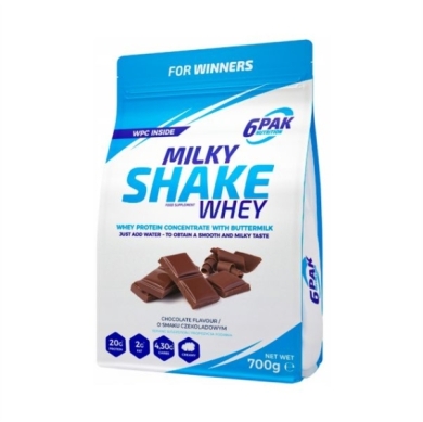 6PAK MILKY SHAKE WHEY Chocolate 700 g