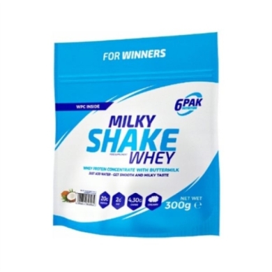 6PAK MILKY SHAKE WHEY Cononut 300 g