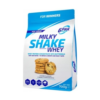 6PAK MILKY SHAKE WHEY Cookies 700 g