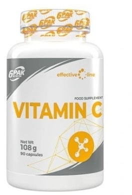 6PAK Witamina C 1000mg 90 kapsułek