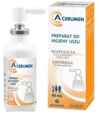 A-Cerumen Spray preparat do higieny uszu 40 ml