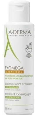 A-DERMA Exomega Control Pieniący się żel emolient 500 ml