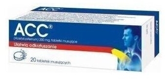ACC MAX 0,2 g 20 tabletek musujących