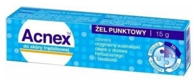 ACNEX Żel punktowy do skóry trądzikowej 15 g