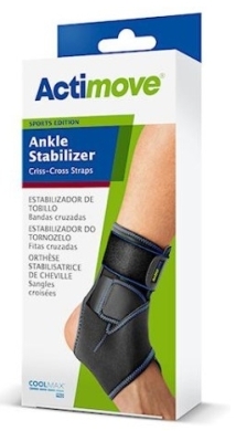 ACTIMOVE Stabilizator stawu skokowego ze skrzyżowanymi pasami Uniwersalny 1 sztuka