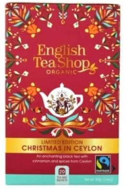 ADWENT English Tea Shop christmas in ceylon herbata 20 torebek