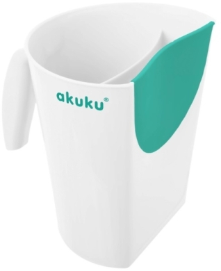 AKUKU Kubek do spłukiwania głowy biały 1 sztuka