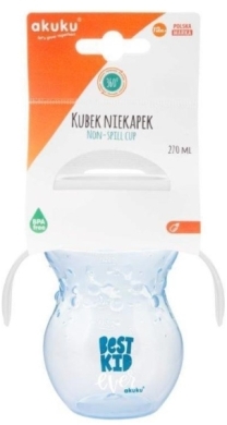 AKUKU Kubek niekapek 360° 270 ml A0010 1 sztuka