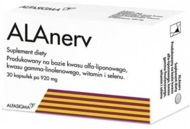 ALAnerv 920 mg 30 kapsułek