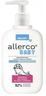 ALLERCO BABY EMOLIENTY Delikatny Żel myjący 200 ml