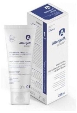 ALLERGOFF Barierowa Emulsja do kąpieli leczniczej 250 ml