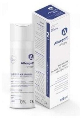 ALLERGOFF Barierowa Oliwka do kąpieli leczniczej 200 ml