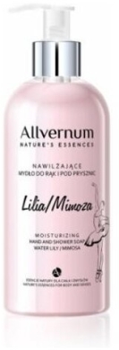 ALLVERNUM Mydło do rąk i pod prysznic nawilżające Lilia/Mimoza 300ml