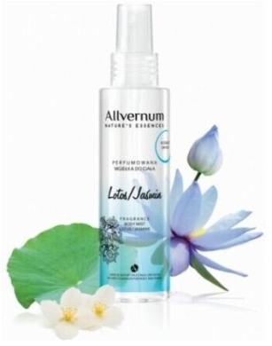 ALLVERNUM Perfumowana Mgiełka do ciała Lotos/Jaśmin 125 ml