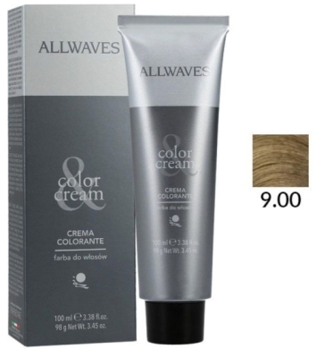 ALLWAVES Farba do włosów 9.00 Intensywny bardzo jasny blond 100 ml