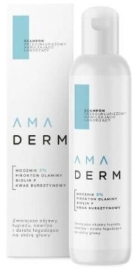 AMADERM Szampon przeciwłupieżowy nawilżająco- łagodzący 150ml