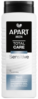APART MEN Żel pod prysznic 3w1 Sensitive 500 ml