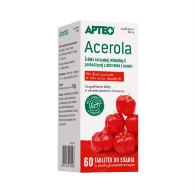 APTEO Acerola 60 tabletek do ssania