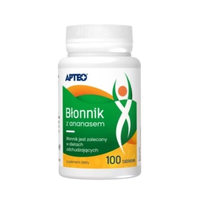 APTEO Błonnik z ananasem 100 tabletek