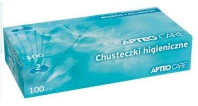 APTEO CARE Chusteczki higieniczne 100 sztuk