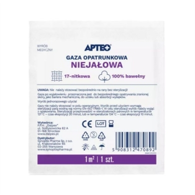 APTEO CARE Gaza opatrunkowa niejałowa 1m2