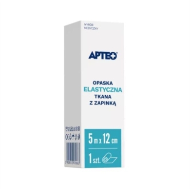 APTEO CARE Opaska elastyczna 5m x 12cm z zapinką