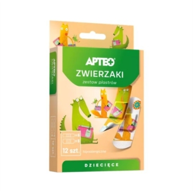 APTEO CARE Plastry dla dzieci zwierzaki 12 sztuk