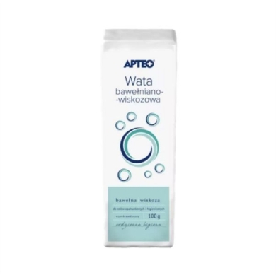 APTEO CARE Wata opatrunkowa bawełniano-wiskozowa 100 g