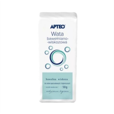 APTEO CARE Wata opatrunkowa bawełniano-wiskozowa 50 g