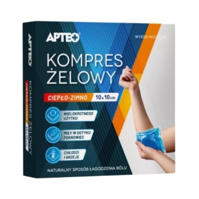 APTEO Kompres żelowy ciepło/zimno 10x10cm