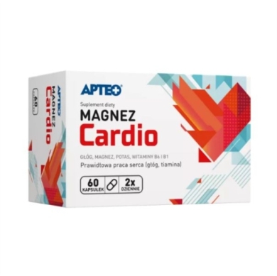 APTEO Magnez + witamina B6 cardio 60 kapsułek
