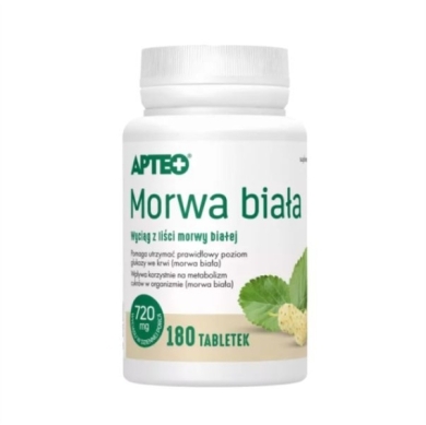 APTEO Morwa biała 180 tabletek